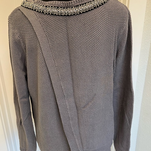 RD Style - Embellished Neckline Crossback Sweater - Picture 3 of 4